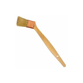 Brosse radiateur coudée sur champs soies blanches stabilisées supérieures Kana