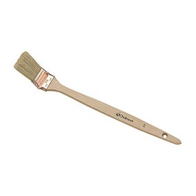 Brosse plate coudée Virole acier cuivré L'Outil Parfait