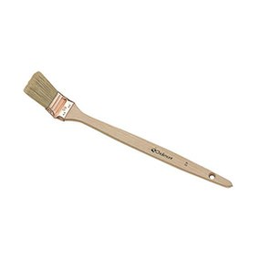 Brosse plate coudée virole cuivre agrafée L'Outil Parfait