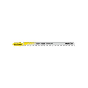 5 lames de scie sauteuse "Clean Wood Premium" 105/ 3,0 MM Metabo