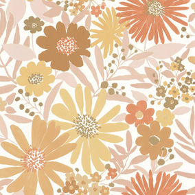 Marguerite Collection Let's go girls Papier peint Caselio