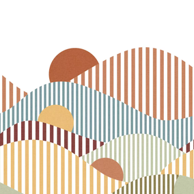 Linear Collection Line up Papier peint panoramique Caselio