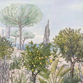 Baux de provence Collection Azur Papier peint panoramique Caselio