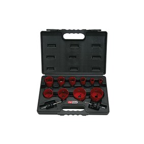 Coffret de 10 scies cloches, Ø19 à 67 mm KS Tools