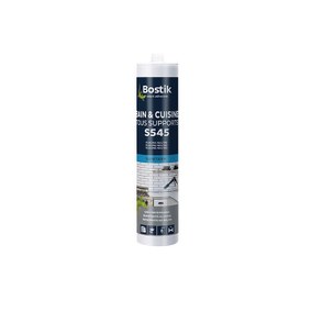 Mastic S545 Bain et cuisine tous supports 300 mL silicone neutre Bostik