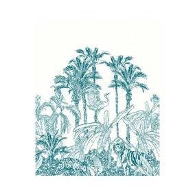La Jungle Enchantée Papier peint panoramique Caselio
