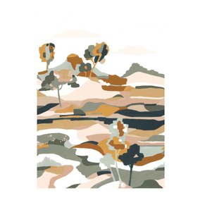 Le bassin Collection L'île aux oiseaux Papier peint panoramique Casamance