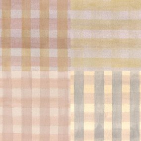 Patchwork Vichy Collection Flower Market Papier peint Casadeco