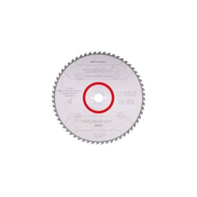 Lame de scie "Precision Cut Wood - Professionnal" 305X30 Z60 WZ 5° NÉG Metabo