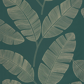 Moonlight Banana Tree Collection Green & Co Papier peint Caselio
