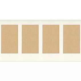 Canework base Collection Reliefs Papier peint panoramique Caselio