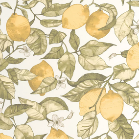 Lemon tree Collection Soliflore Papier peint Casadeco