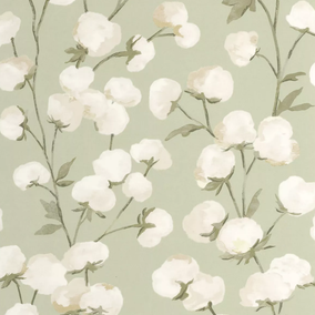 Cotton flower Collection Soliflore Papier peint Casadeco