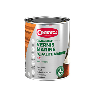 Vernis brillant qualité marine Deks Olje D.2 1L Owatrol