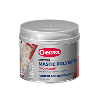 Choukrout mastic polyester armé soudure à froid 300gr Owatrol