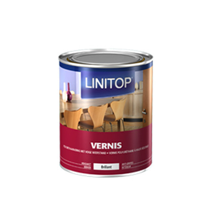 Vernis incolore "haute résistance" brillant 0.25L Linitop