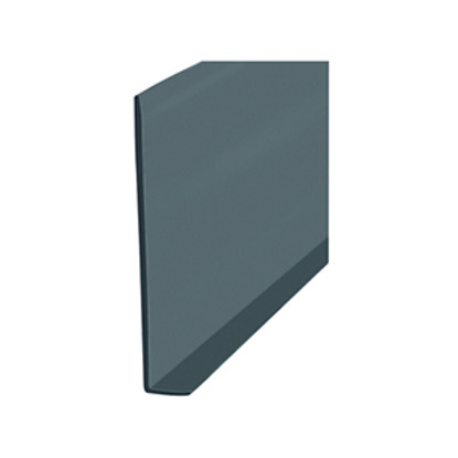Plinthe PVC souple à talon, noir, Romus