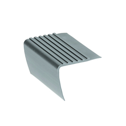 Nez de marche PVC souple N50 D droit 3mm noir Romus