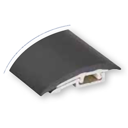 Rampe Clip-top PVC - coloris black - RT 42 - 2.50 m