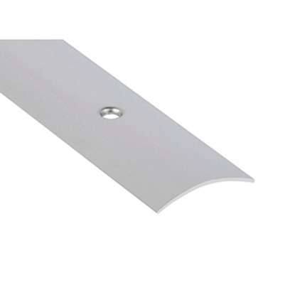 Seuil demi-bombé 30 mm percé, inox, épaisseur 1mm, longueur 0,73m, Romus