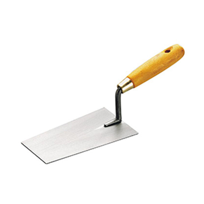 Truelle carrée manche bois jaune collé 200 mm L'Outil Parfait