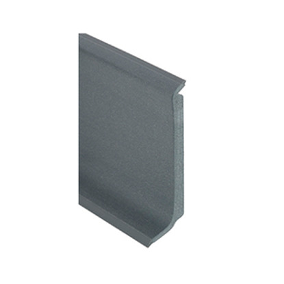 Plinthe PVC semi-rigide Romuflex 100 mm, gris foncé ardoise, Romus