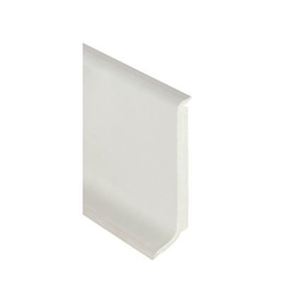 Plinthe PVC semi-rigide Romuflex 60 mm, blanc neige, Romus