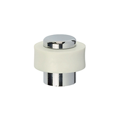 Butoir de porte luxe sol laiton chromé Romus
