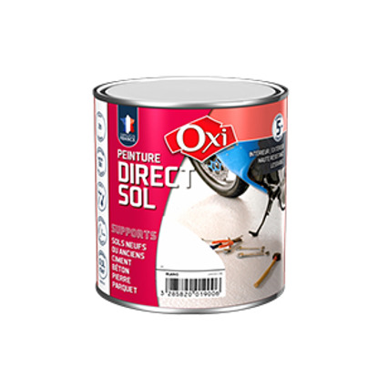 Peinture Direct sol gris foncé 0.5L Oxi
