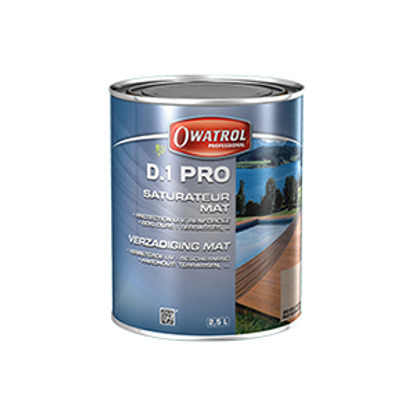 D.1 Pro saturateur terrasses, bardage, mobilier de jardin honey gold 5L Owatrol