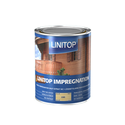 Linitop Imprégnation lasure d'imprégnation microporeuse incolore 1L