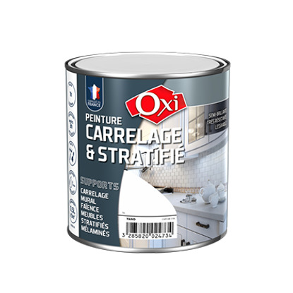 Peinture carrelage et stratifié gris d'automne 0.5L Oxi