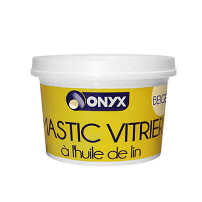 Mastic vitrier beige 0.5kg Onyx