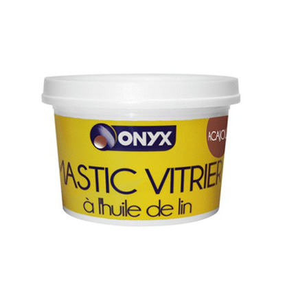 Mastic vitrier acajou 0.5kg Onyx