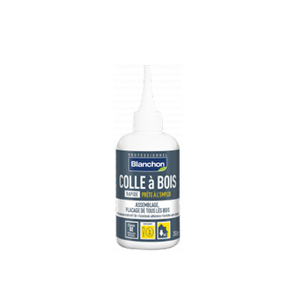 Colle à bois rapide D2 250g Blanchon