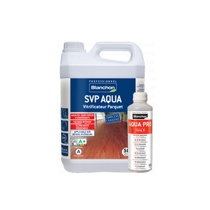 Vitrificateur parquet SVP Aqua bois brut 5L Blanchon