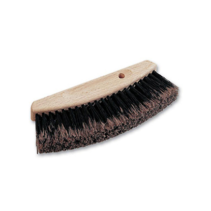 Brosse à épousseter nylon marron fleuré Théard