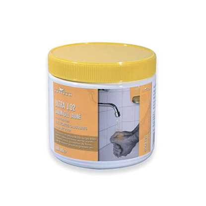Savon gel jaune à microbilles ultra 0.6L Théard