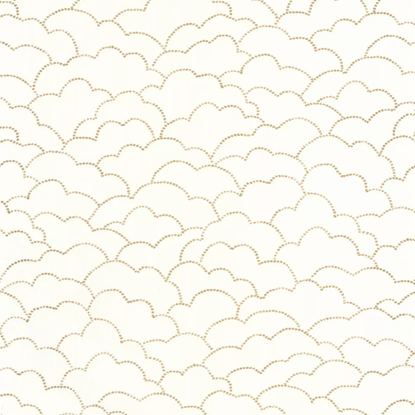 Cosmos blanc or Moonlight 2 Papier peint Caselio