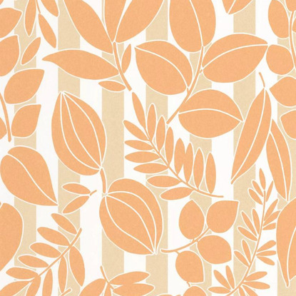 Ramatuelle abricot / sable Collection Echappée Belle Papier peint Casadeco