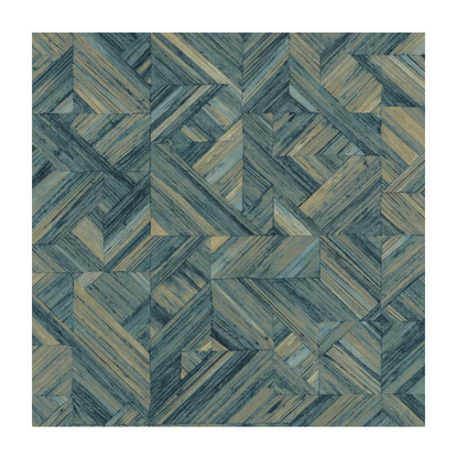 Paille bleu indigo Collection Bali Papier peint Casadeco