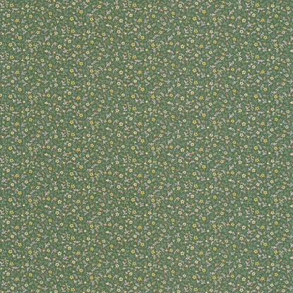 Myosotis vert mousse Collection Flower Market Papier peint Casadeco