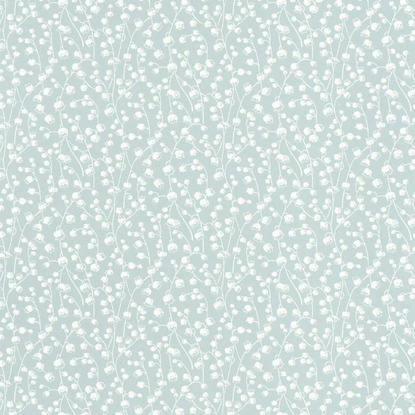 Lily of the valley bleu ciel Collection Flower Market Papier peint Casadeco