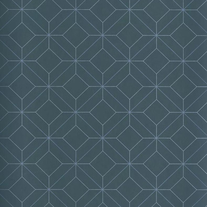 Précision bleu marine Collection Alchimie Papier peint Casadeco