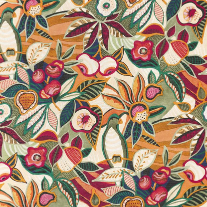 Tehuana multicouleurs Collection Casa Azul Papier peint Casamance