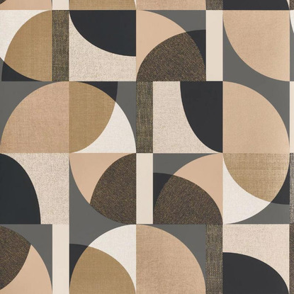 Barillet anthracite/nude Collection Faubourg des Lumières Papier peint Casamance