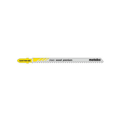 5 lames de scie sauteuse "Clean Wood Premium" 105/ 3,0 MM Metabo