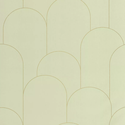 Ornament vert amande doré Collection Elégance Papier peint Caselio