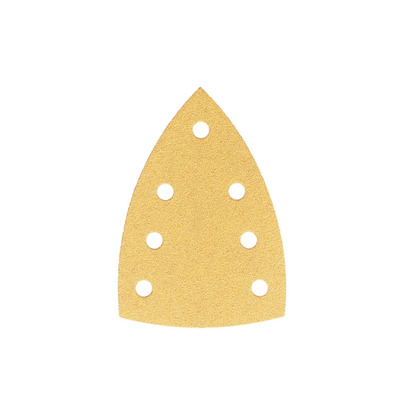 Gold 100 x 152 x 152 mm triangle abrasif auto-agrippant 7 trous P100 x50 pièces Mirka