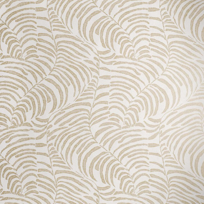 Nobile ivoire/doré Collection Jardin Félicia Papier peint Casamance